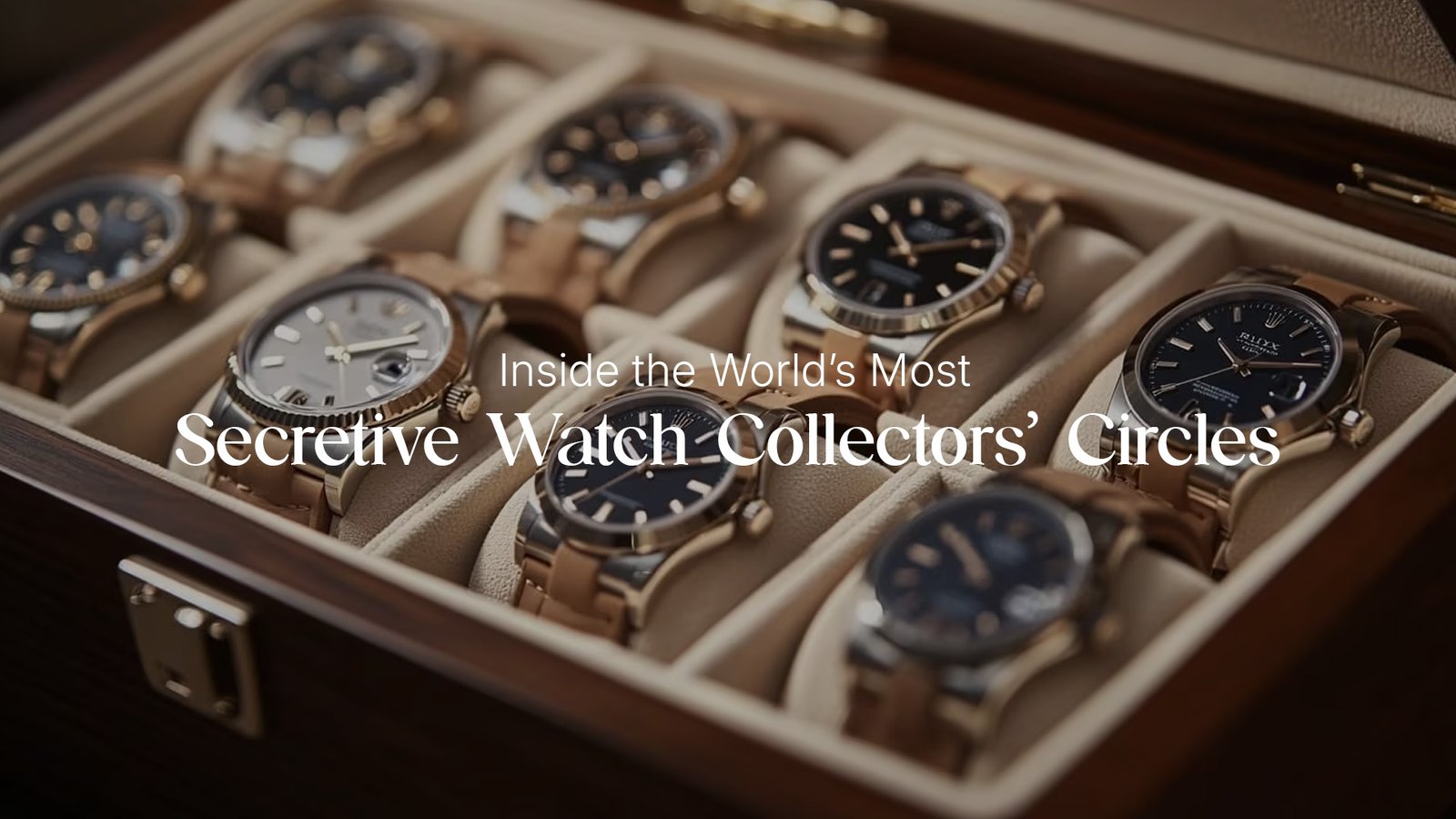 Behind Closed Doors: Inside the World’s Most Secretive Watch Collectors’ Circles