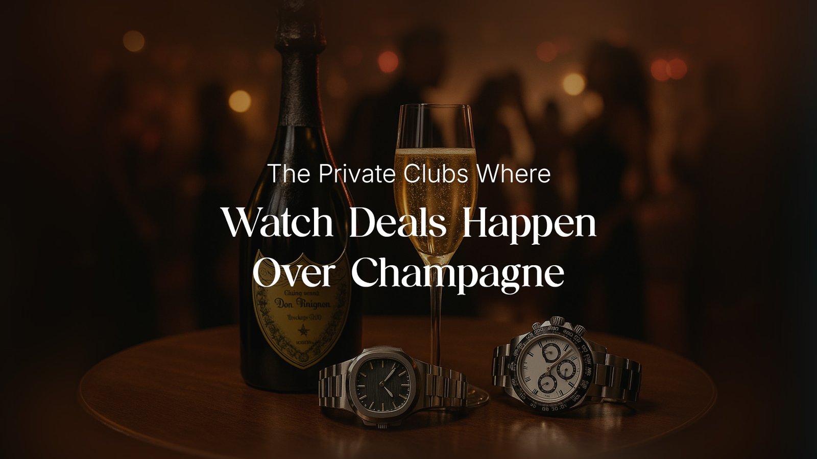 The Private Clubs Where Watch Deals Happen Over Champagne