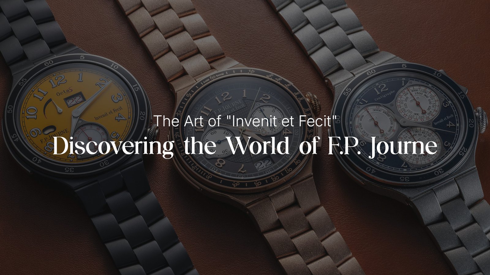 The Art of “Invenit et Fecit”: Discovering the World of F.P. Journe