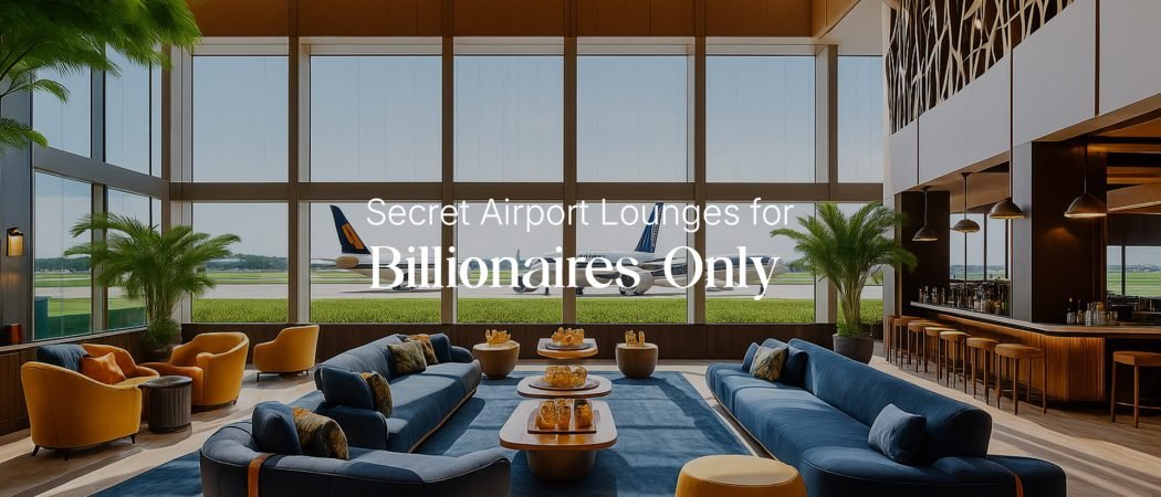 The Secret Airport Lounges for Billionaires Only