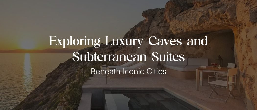 Underground Opulence: Exploring Luxury Caves and Subterranean Suites Beneath Iconic Cities