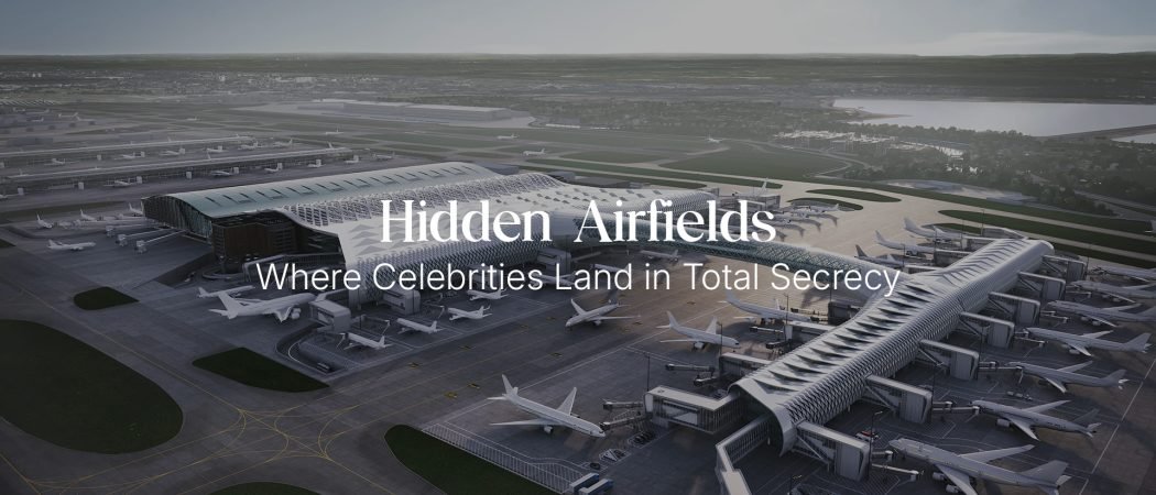 Hidden Airfields Where Celebrities Land in Total Secrecy